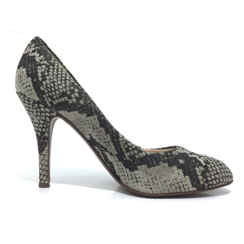 J Crew Made In Italy Mona Snakeskin Printed Pumps